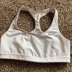 Reversible White Nike Sports Bra